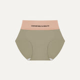 Ultra Soft Ice Silk Mid Waist Seamless Underwear P69