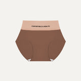 Ultra Soft Ice Silk Mid Waist Seamless Underwear P69