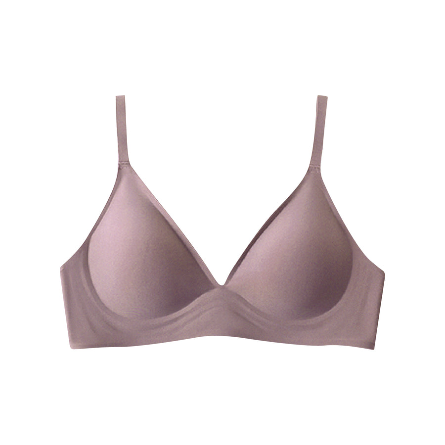 Chantelle's Secret Tri-Cup Daily Seamless Bra in a refined purple, offering a sleek, invisible fit for daily comfort and style.